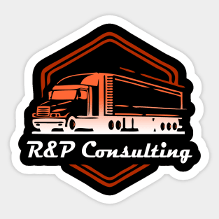 R & P Consulting Company Logo Sticker